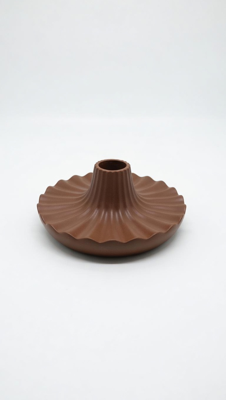 Concrete Holder to Pillar Candle | Palo Santo 