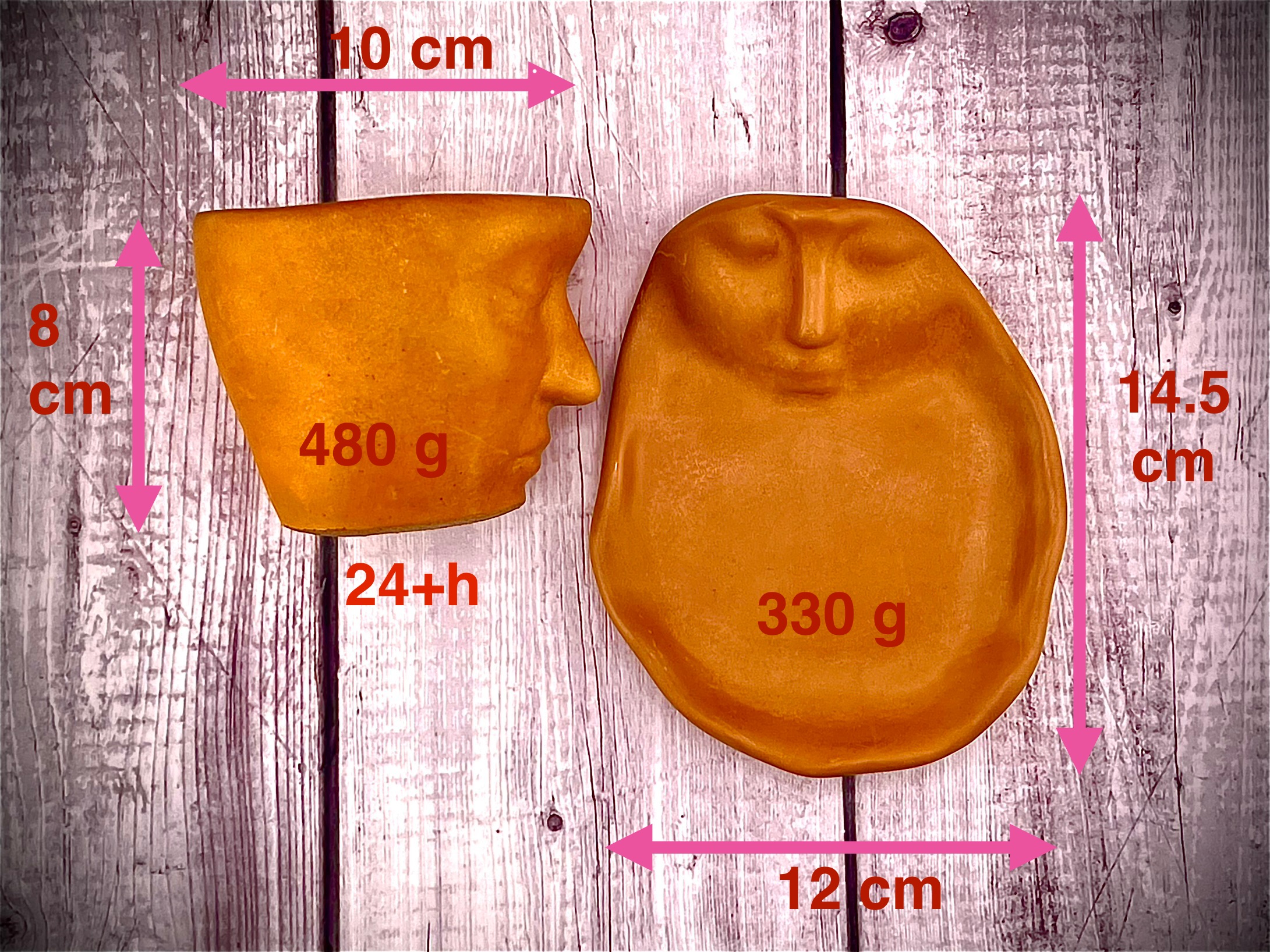 Modern Twin Flame Candle, White Musk Fragrance, Romantic Evening