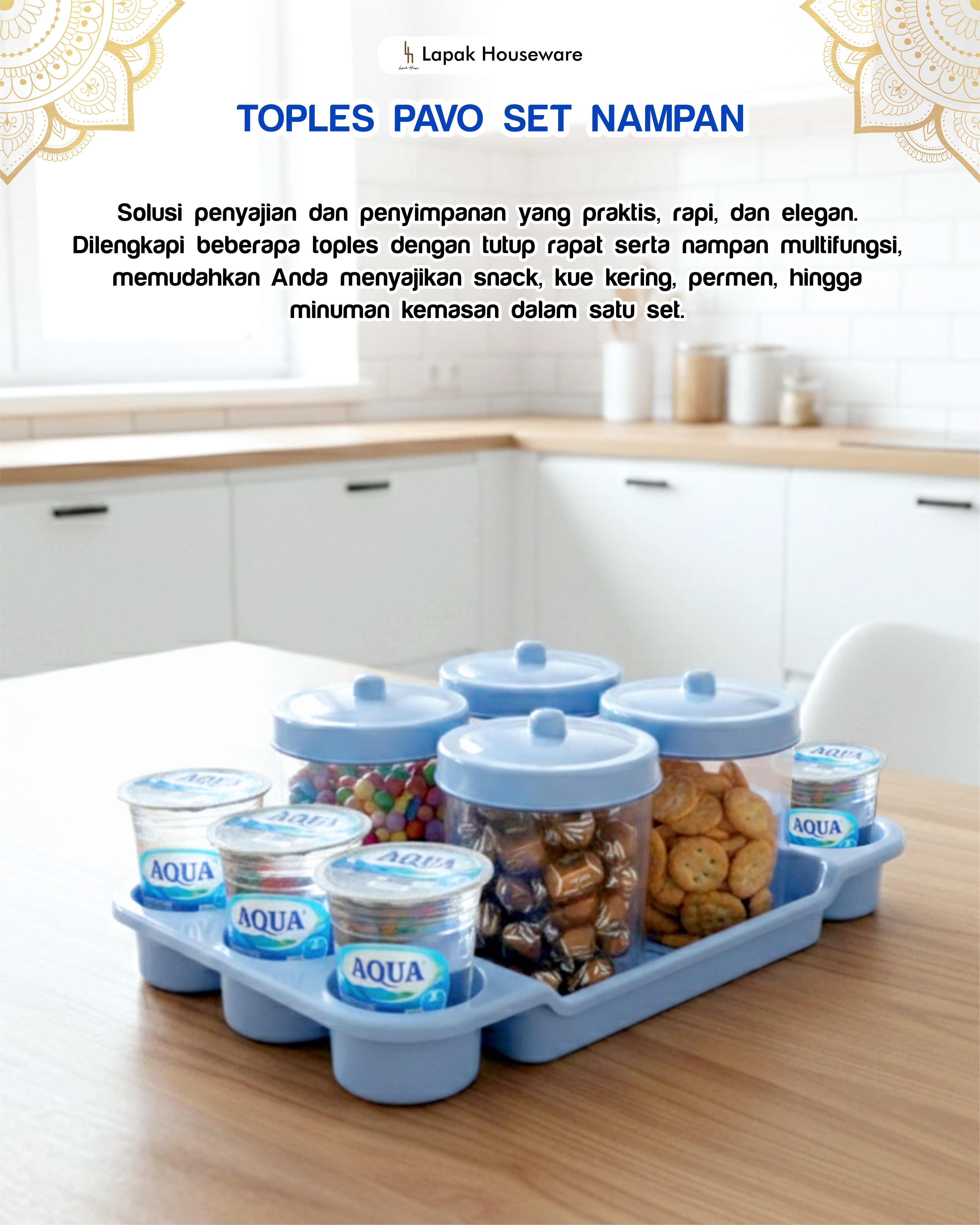 Toples Pavo Set Nampan