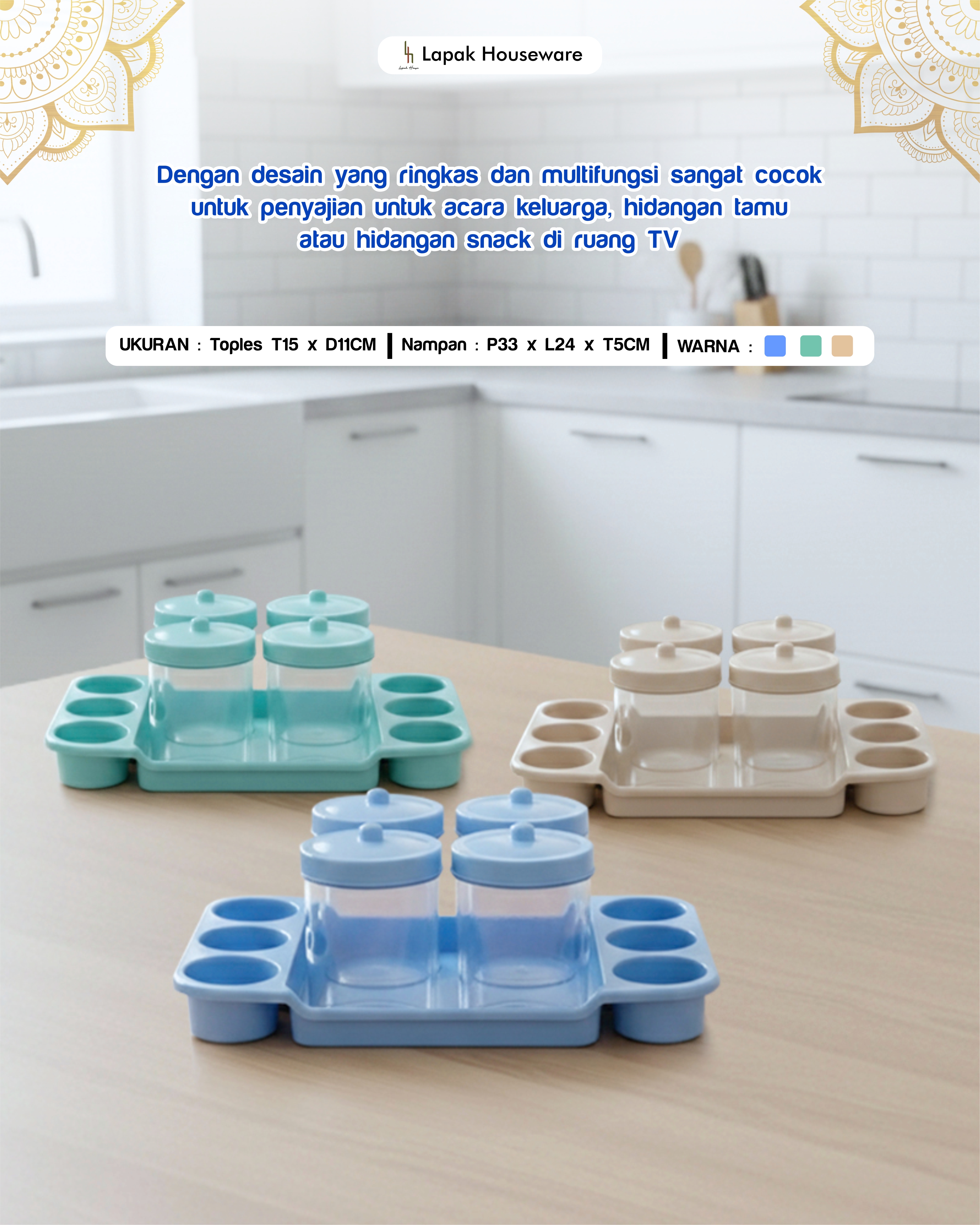 Toples Pavo Set Nampan