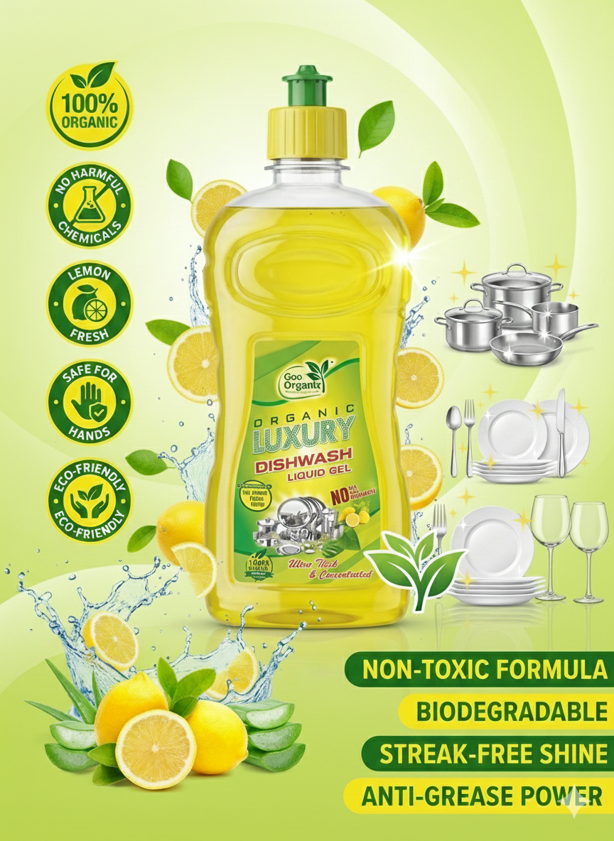 Luxury Organic Dishwash Liquid Gel