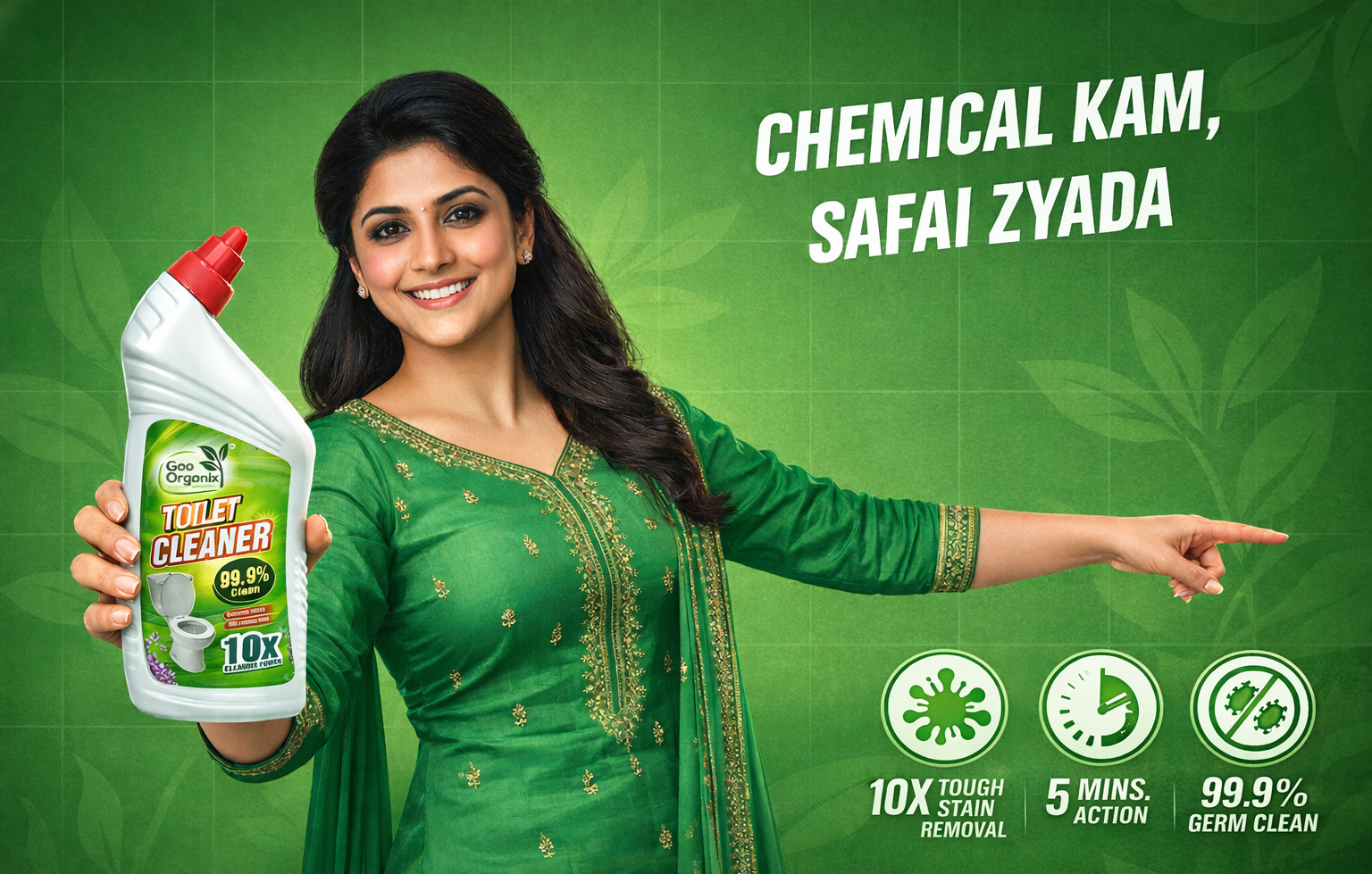 Go Organix Toilet Cleaner 500ml