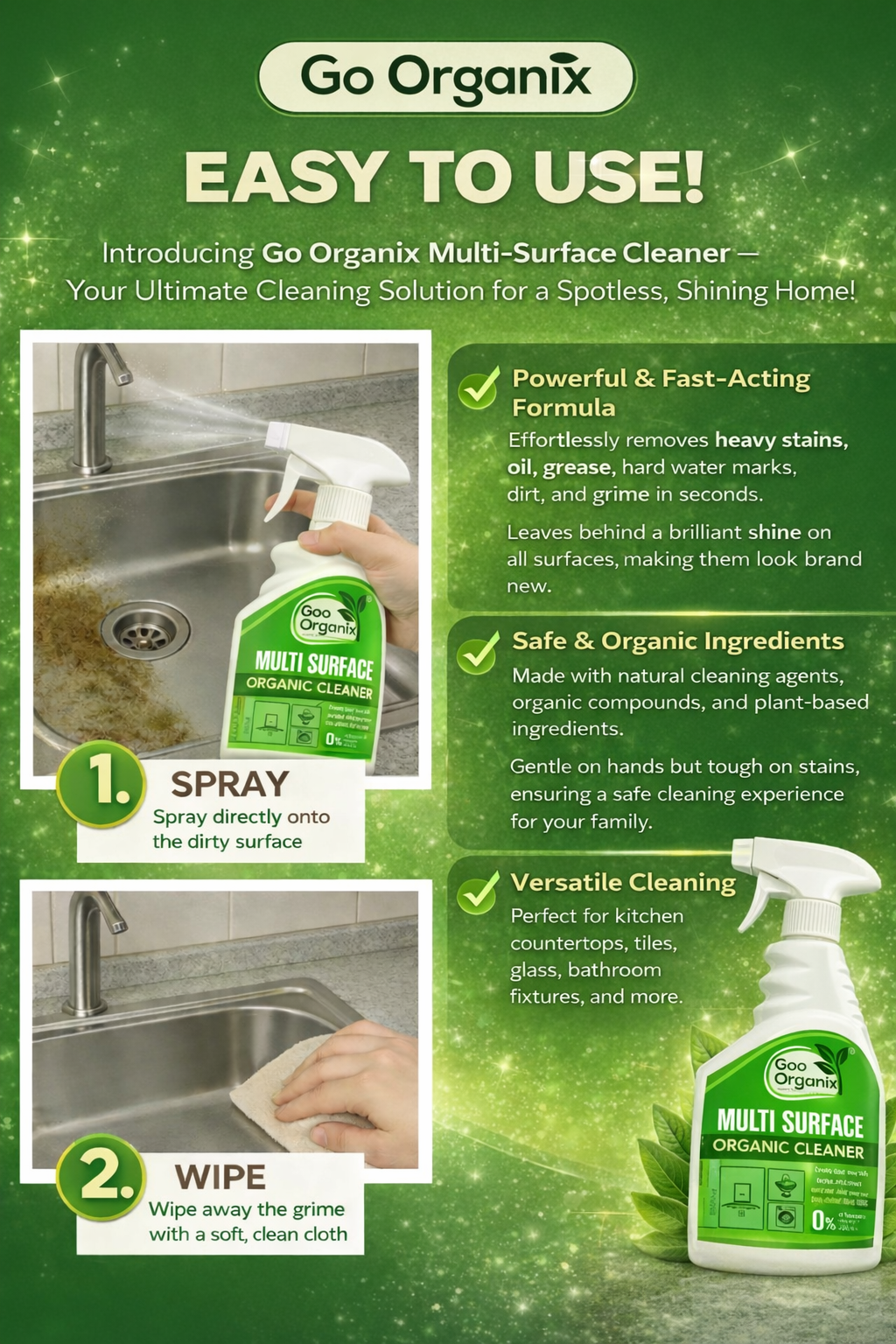 Go Organix Multi Surface Cleaner