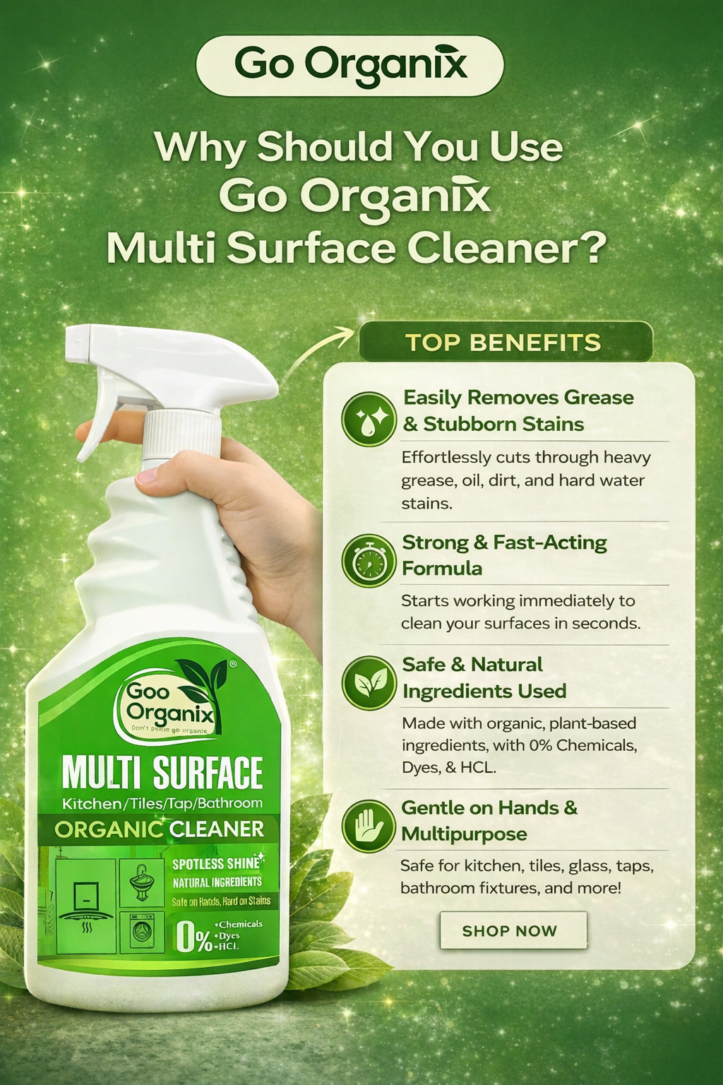 Go Organix Multi Surface Cleaner