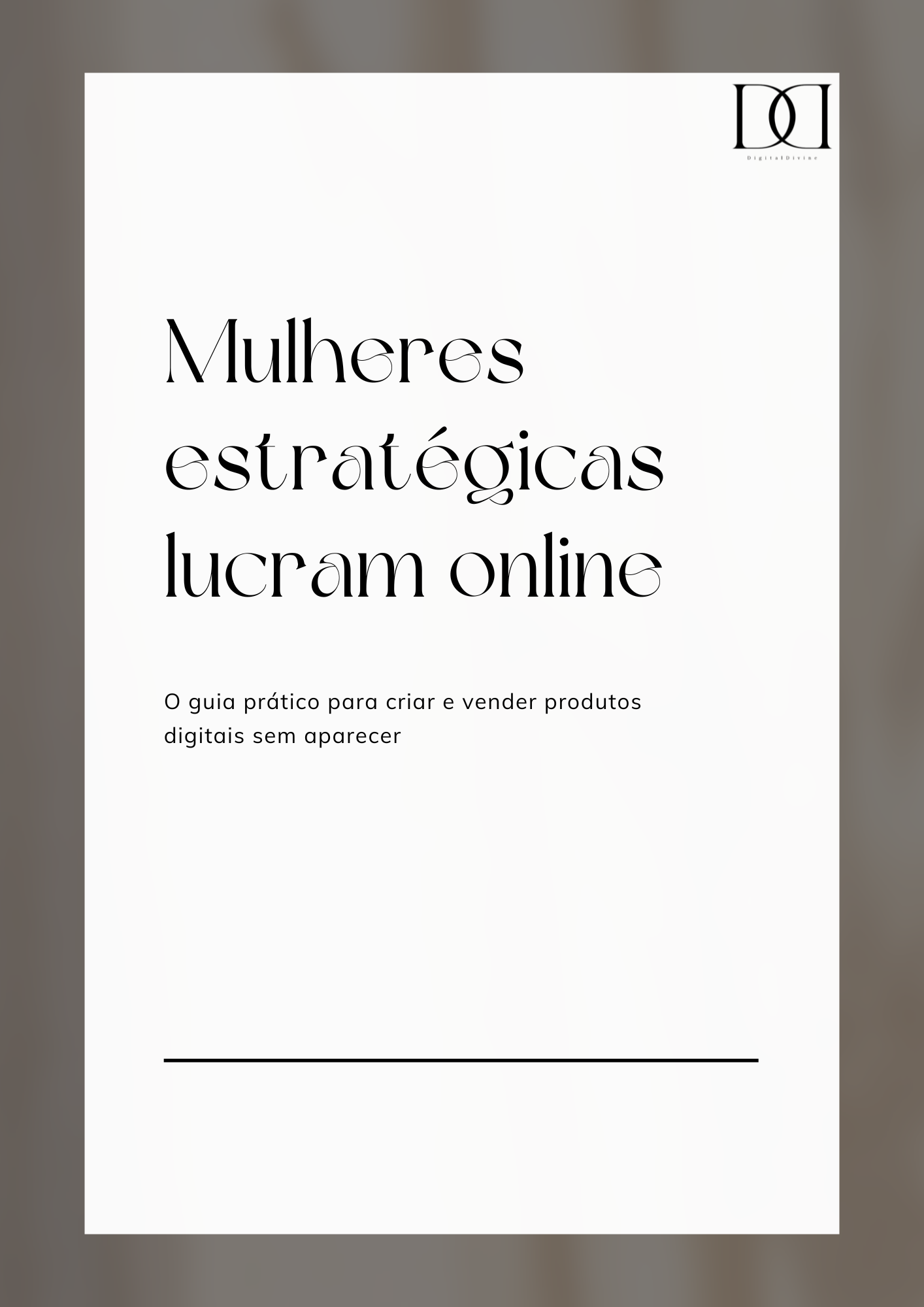 Mulheres Estratégicas Lucram Online