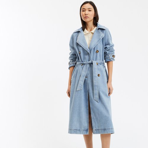 Denim Trench Coat
