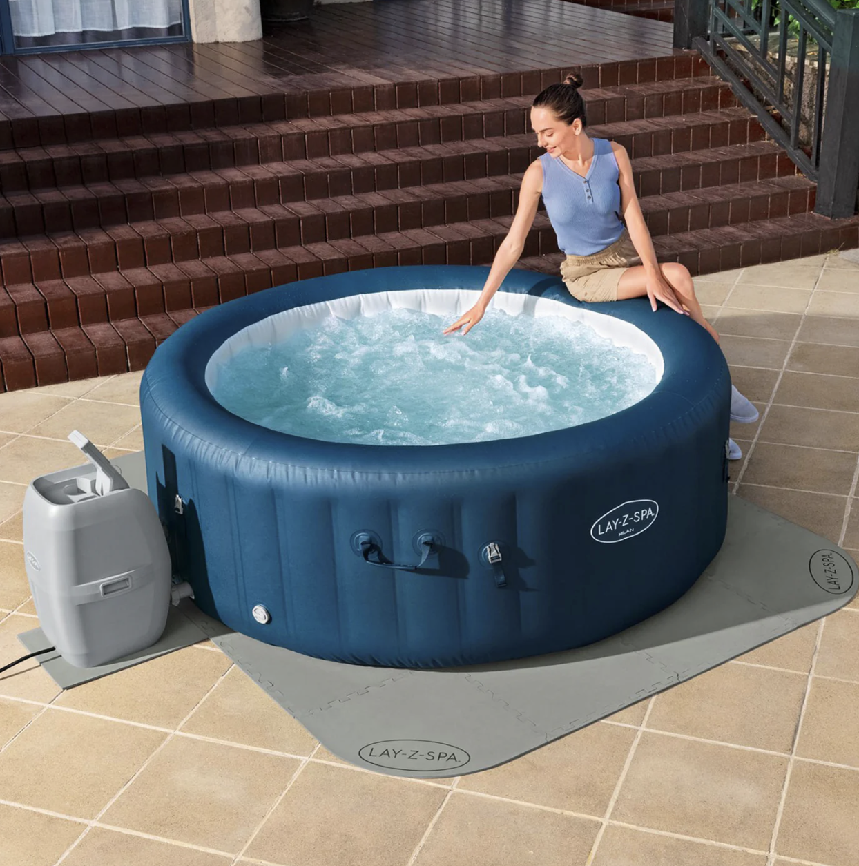 Masažni bazen na naduvavanje Lay-Z-Spa