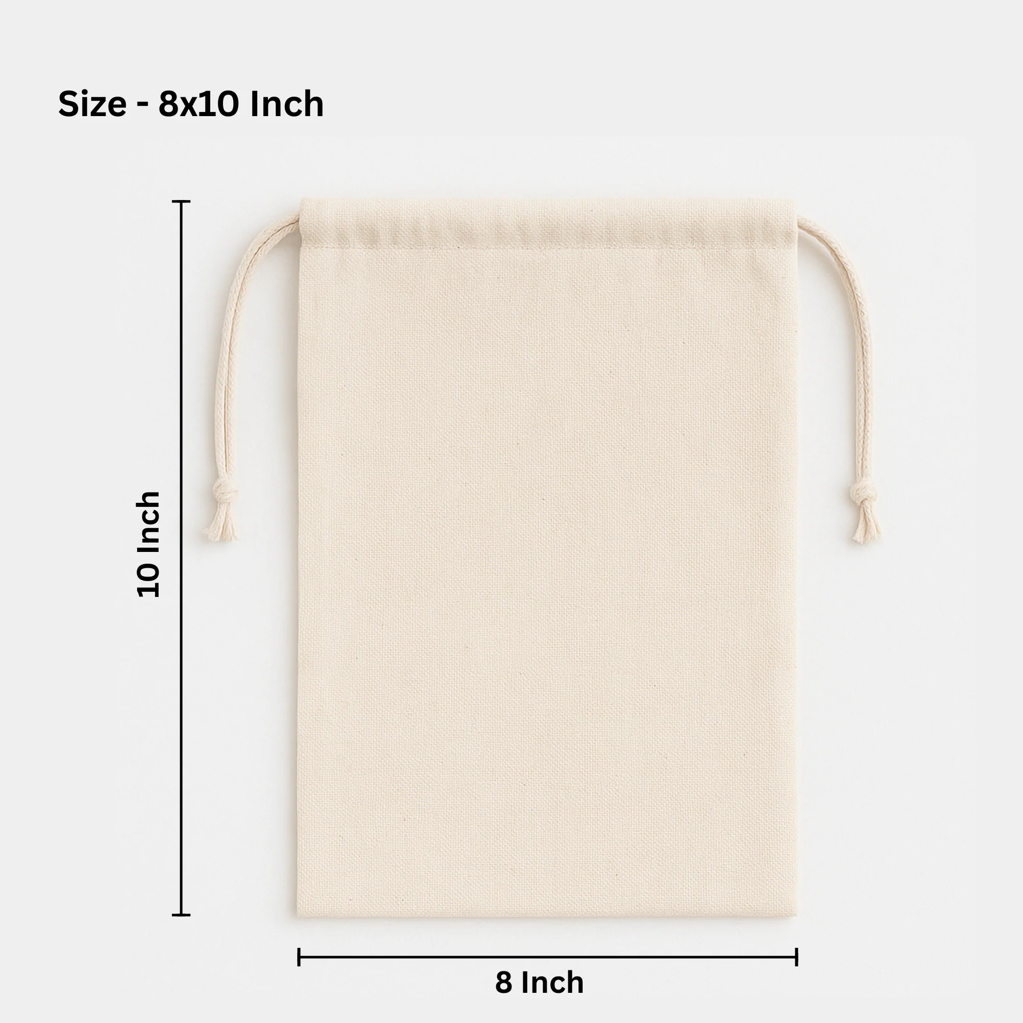 Cotton Drawstring Pouch Bag (CDPB541)