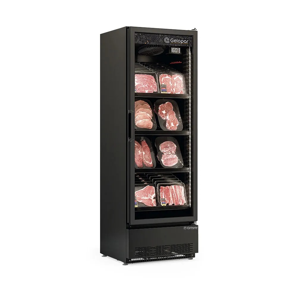 Refrigerador Vertical Conveniência Carbono