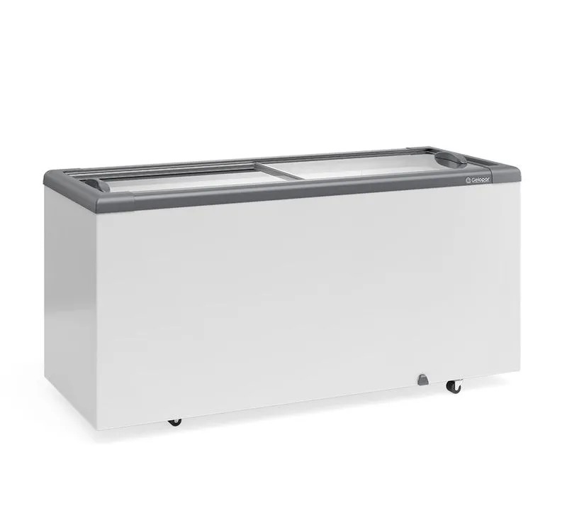 Freezer Horizontal de vidro deslizante 