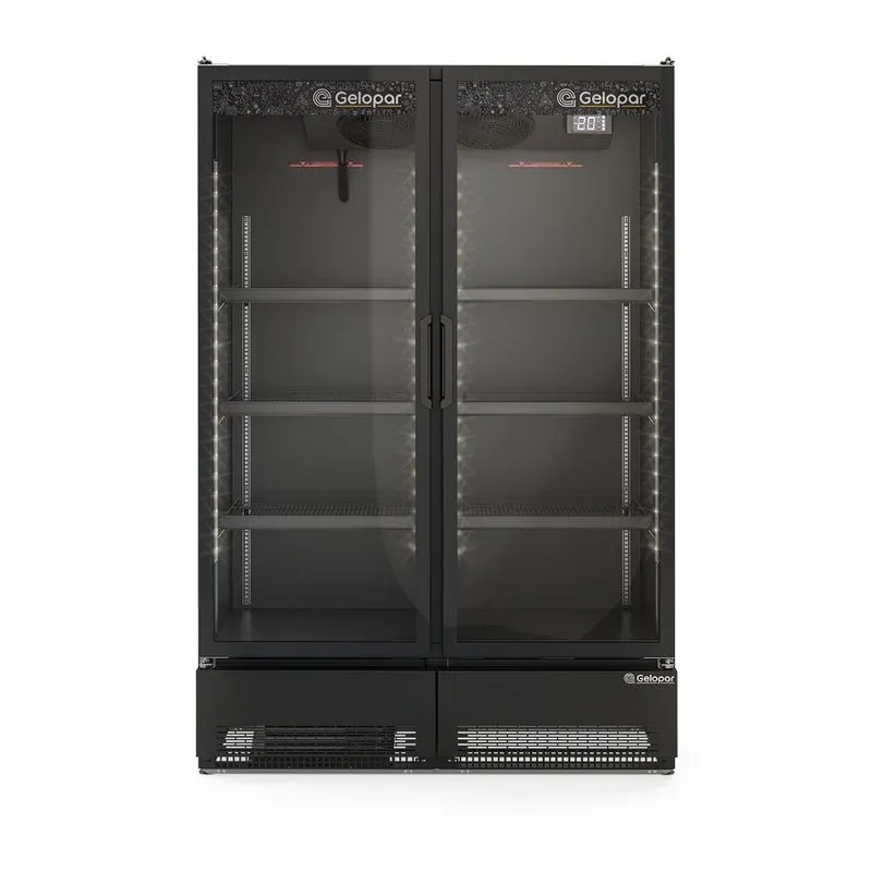 Refrigerador Vertical Conveniência Carbono