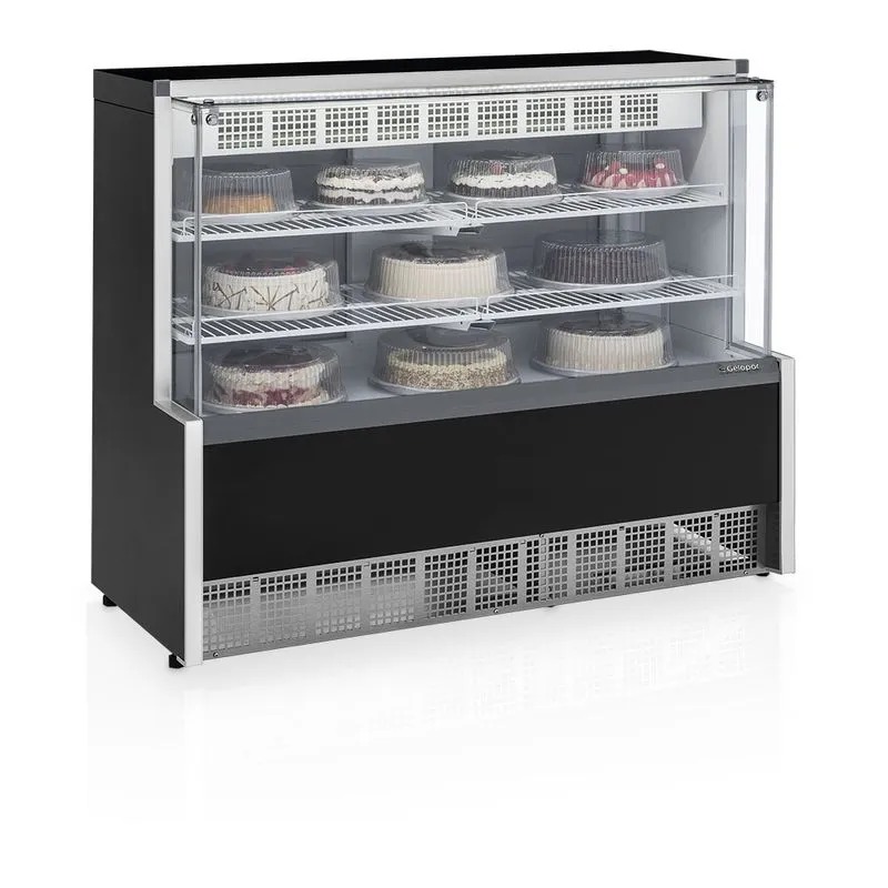 Vitrine Refrigerada Confeitaria Dupla Função Aurora