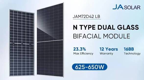Panel Surya N-Type Dual Glass