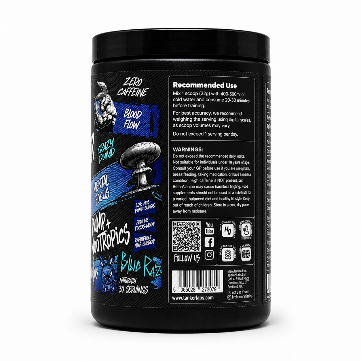 PUMP ACTION™ – Stim-Free Pump Formula (Blue Raz)