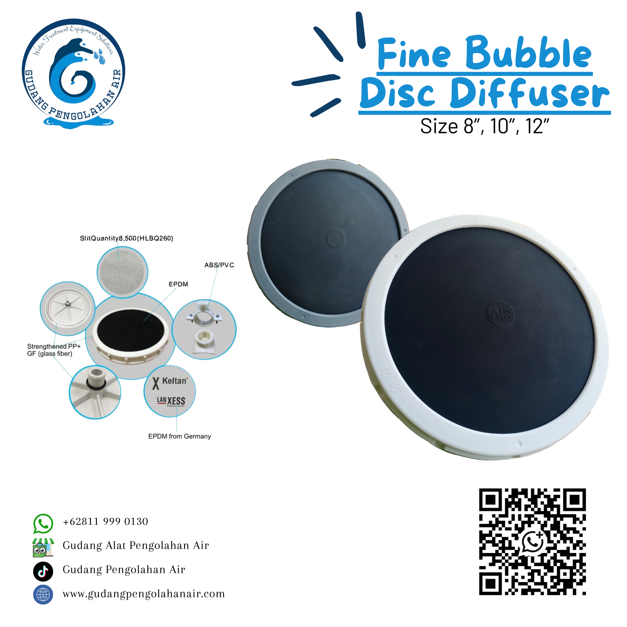 Fine Bubble Disc Diffuser
