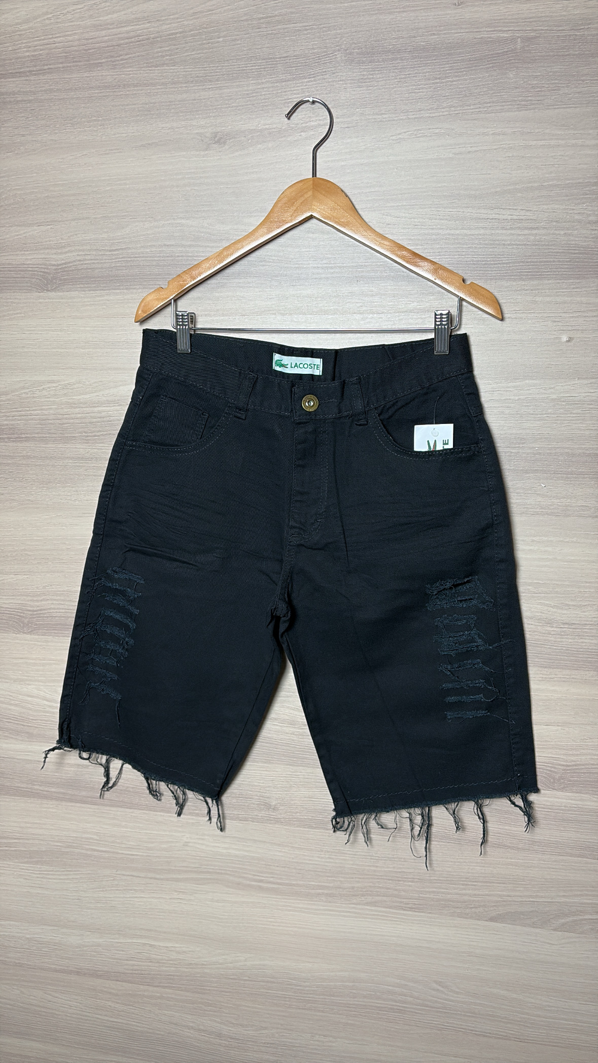 Bermuda Jeans rasgada