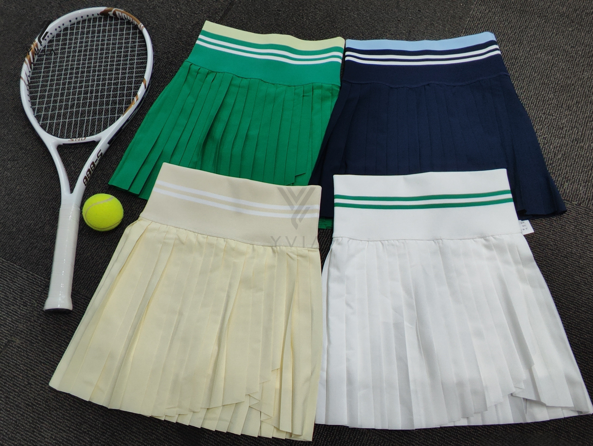 Váy Tà Xéo Cạp Cao Cosleaf Chính Hãng