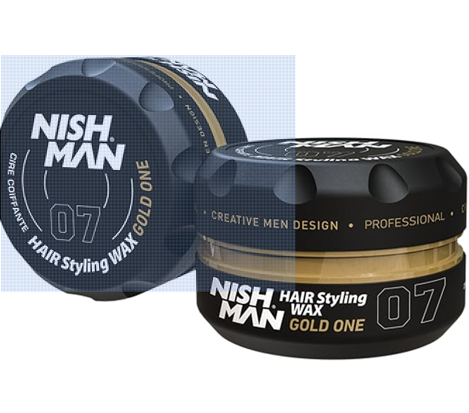 NishMan Hair Styling Wax 07 Gold One