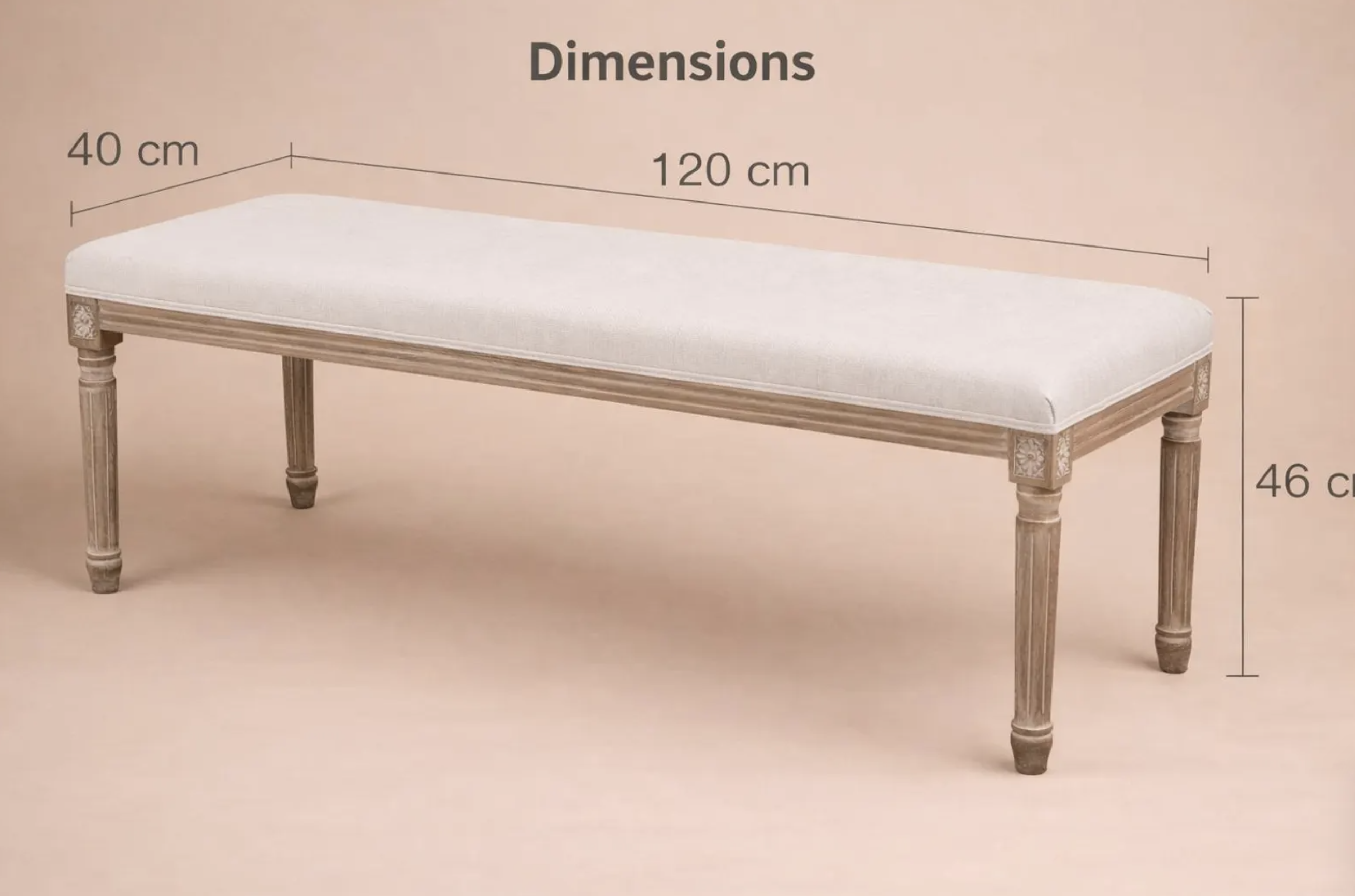 Equestrian Tapestry Bench