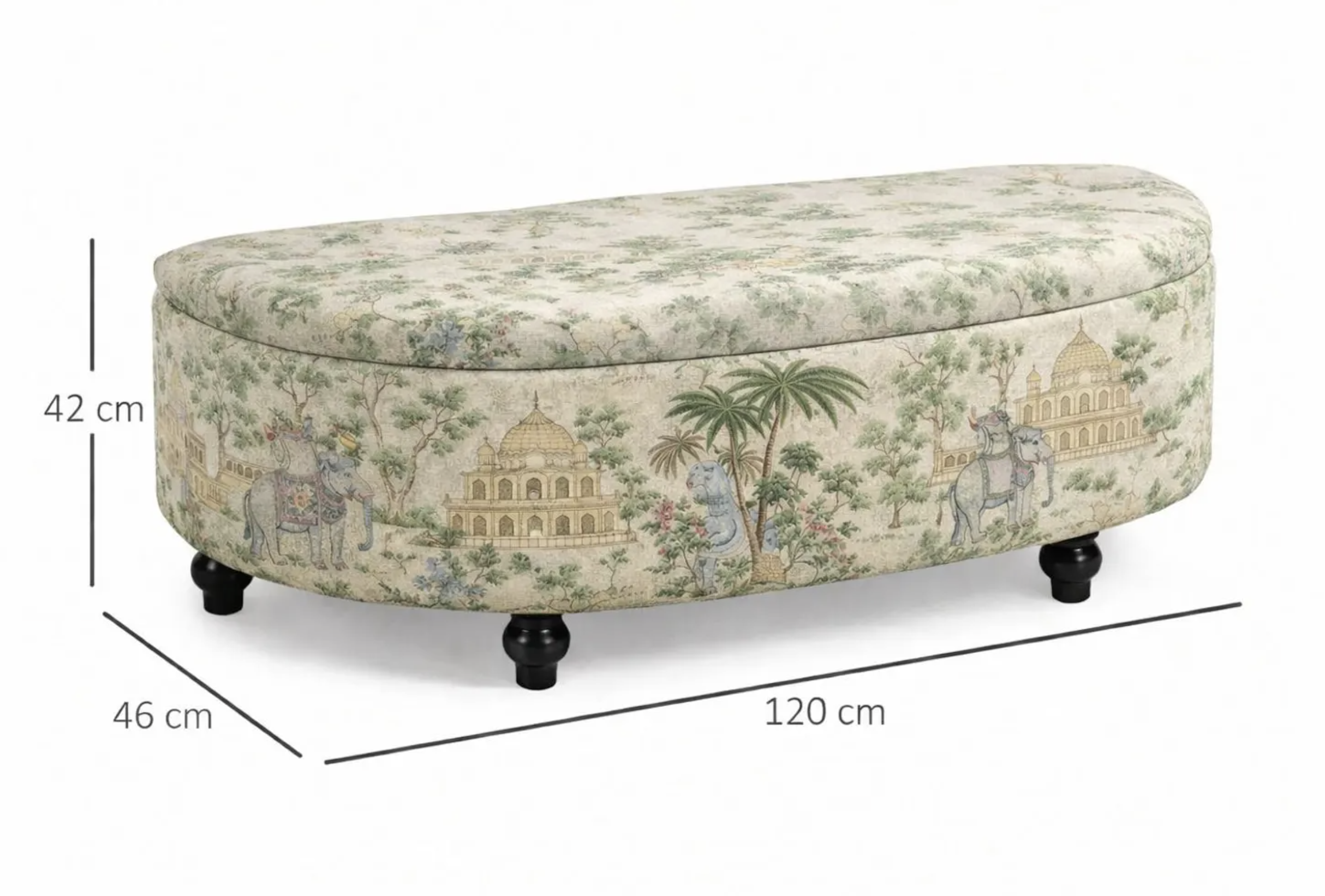 Oriental Palace Print Fabric