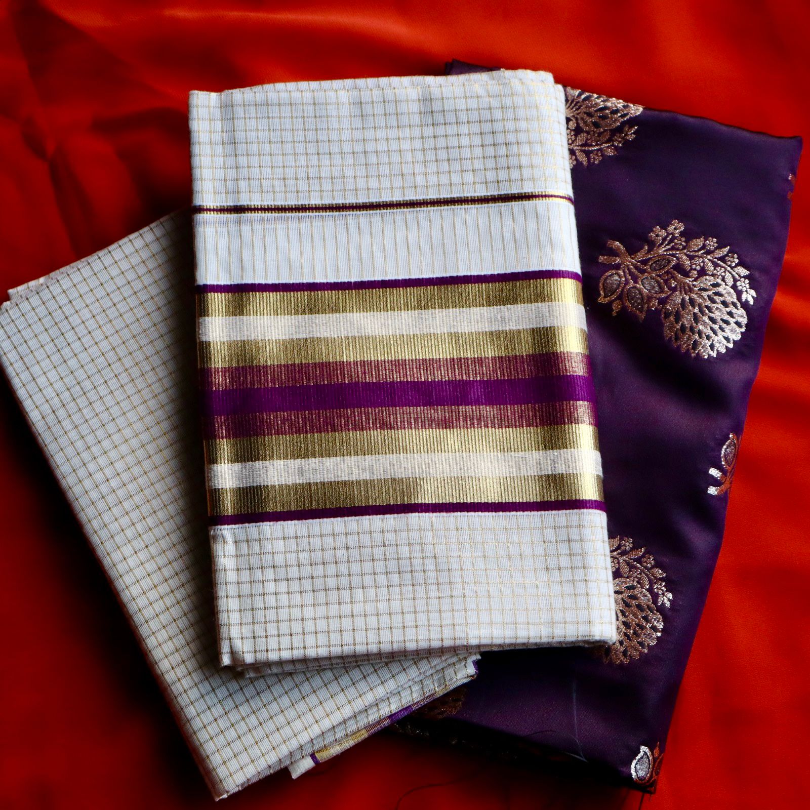 setmundu - burgundy brown