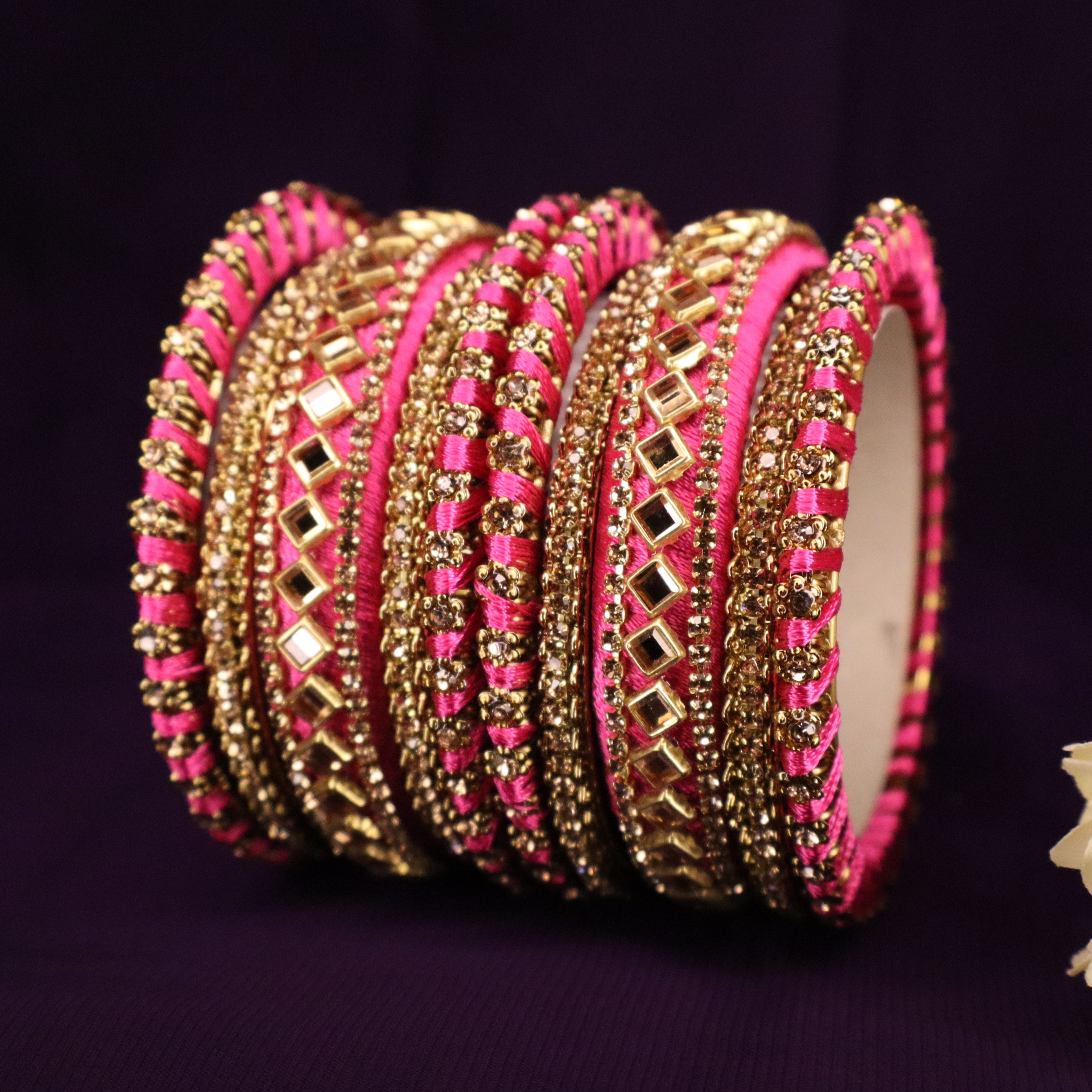Designer silk thread Bangles