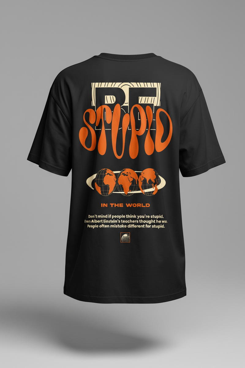 Be Stupid Graphic T-Shirt