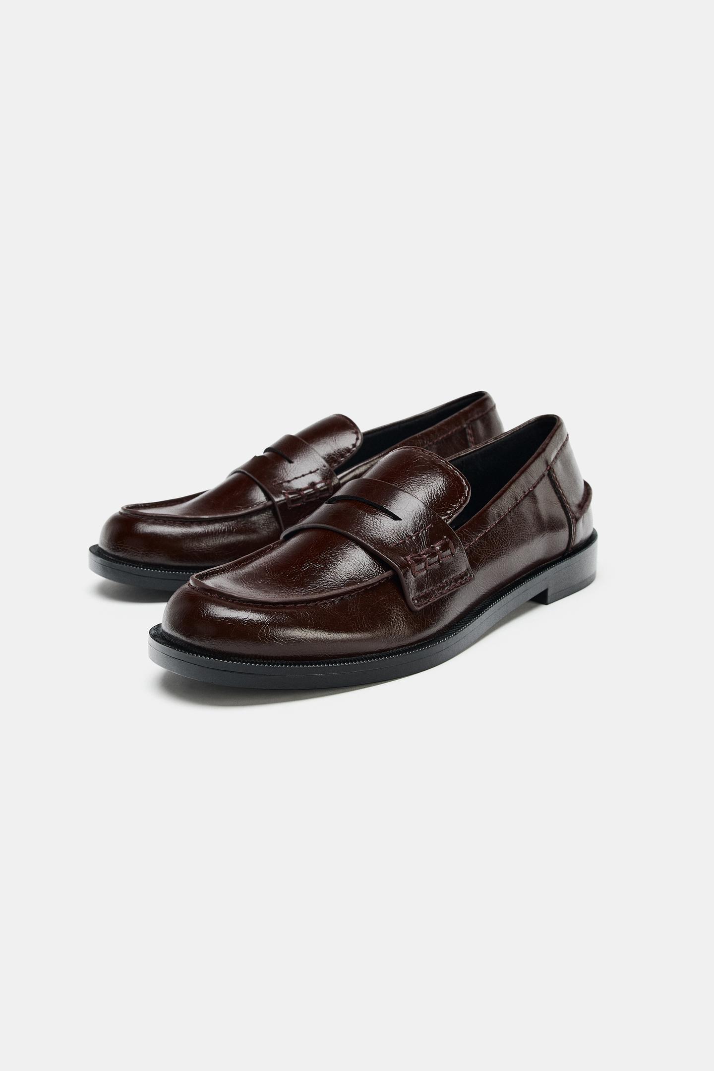 Classic Brown Leather Loafers