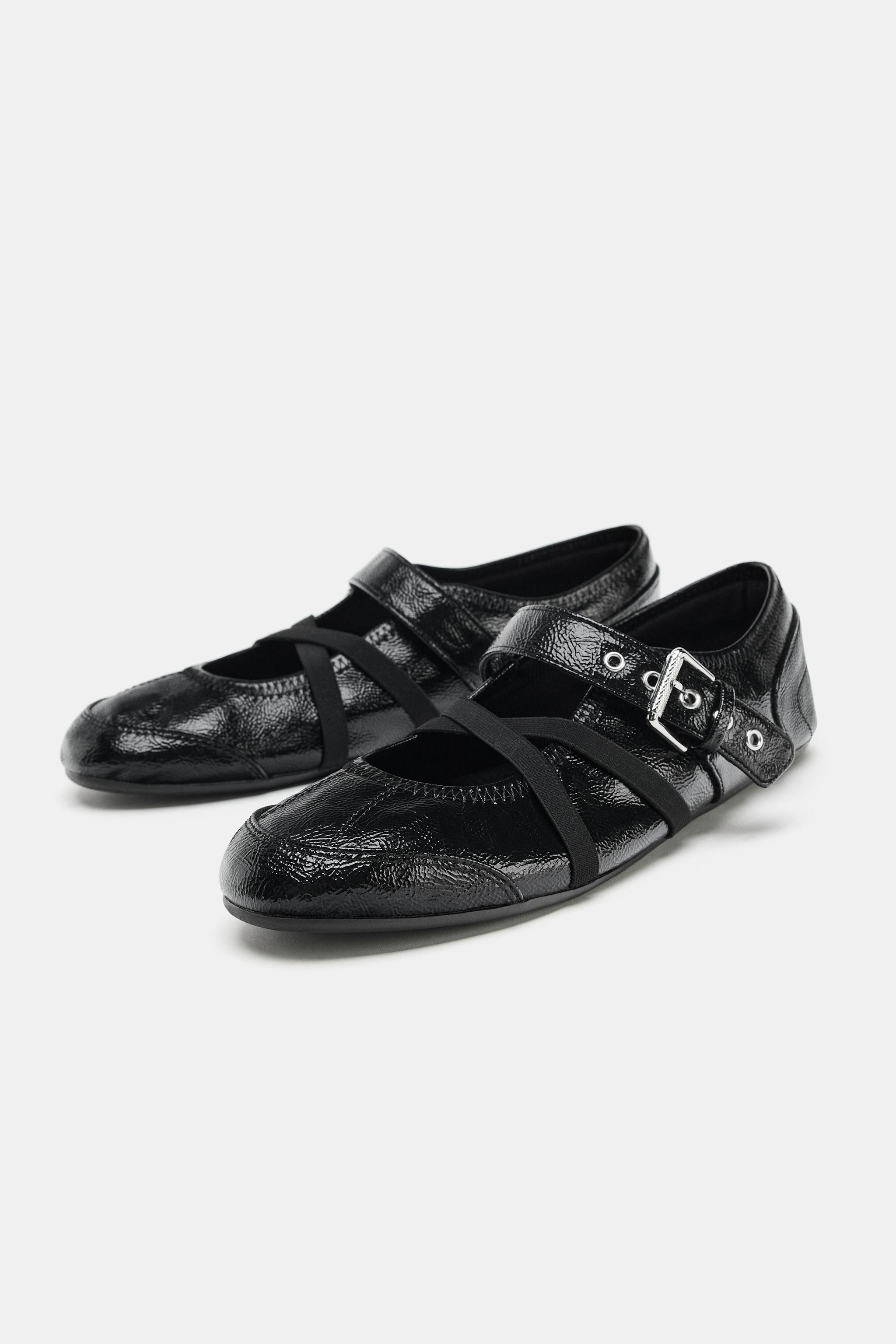 Black Patent Ballet Flats