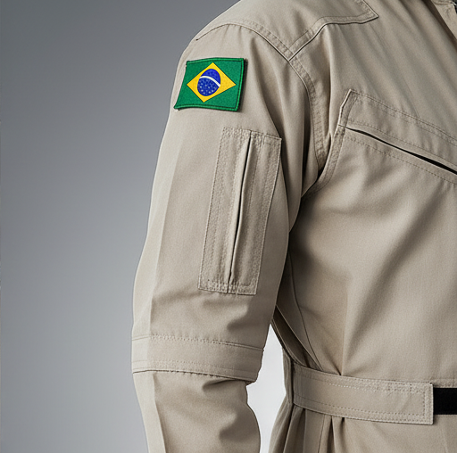 Macacão Técnico de Voo Branco Flytex