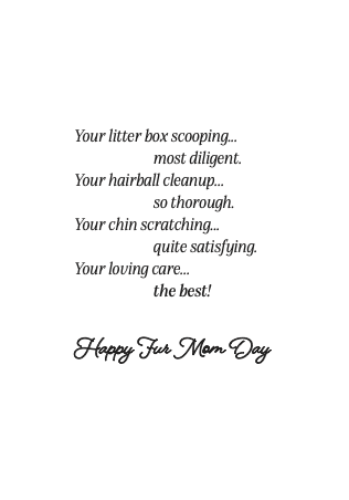 Perhaps you should be acknowledged today...