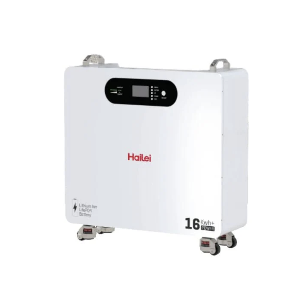 Hailei 16 kWh Battery LV - Baterie de exterior Hailei 16 kWh Low Voltage cu încălzire, celule EVE, IP65, LiFePO4