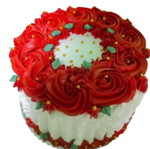 Red Rose Celebration Cake