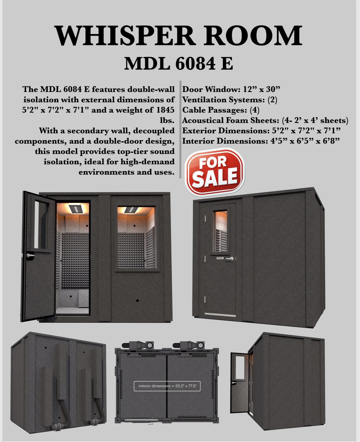 Whisper Room / Isolation Booth