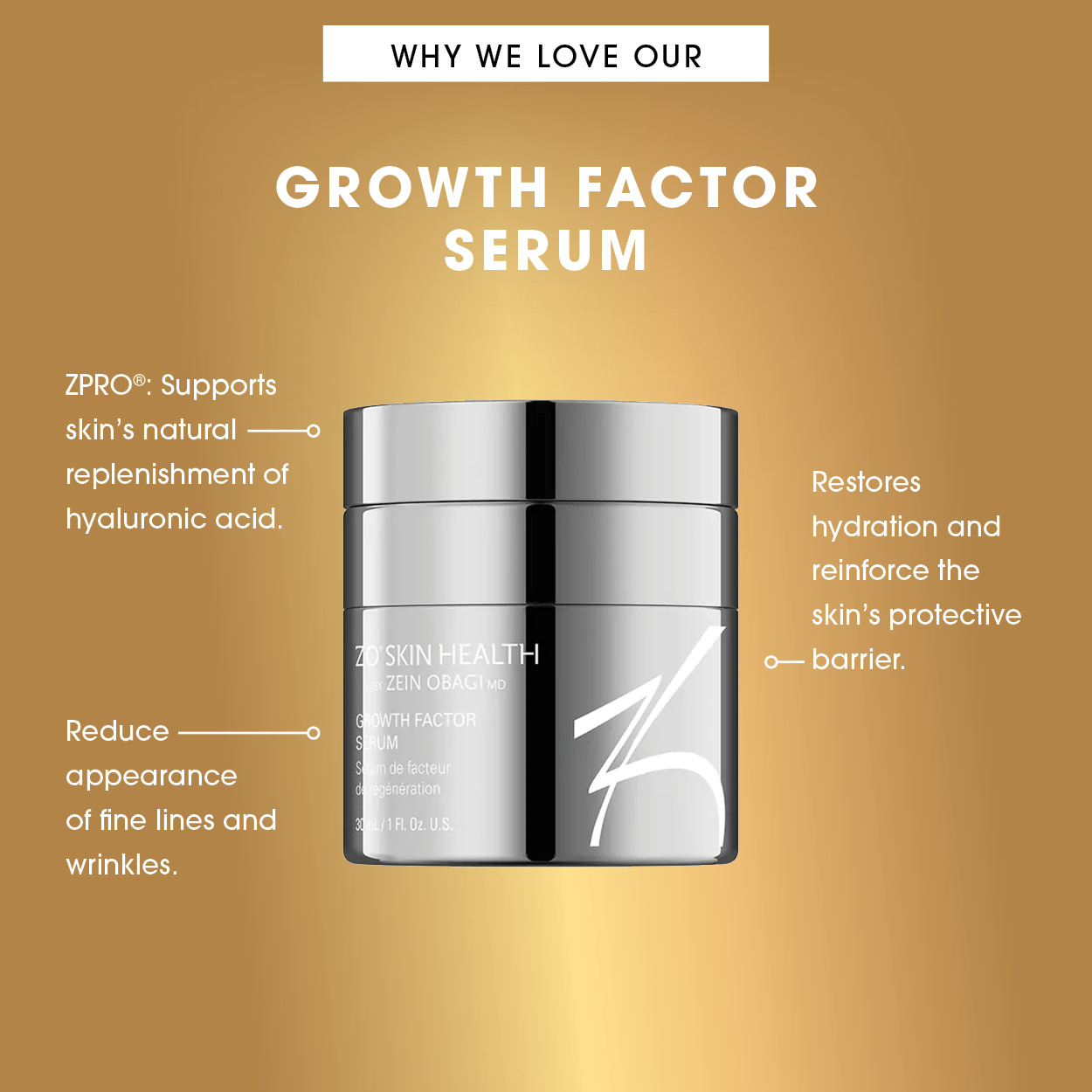 ZO Skin Health Growth Factor Serum