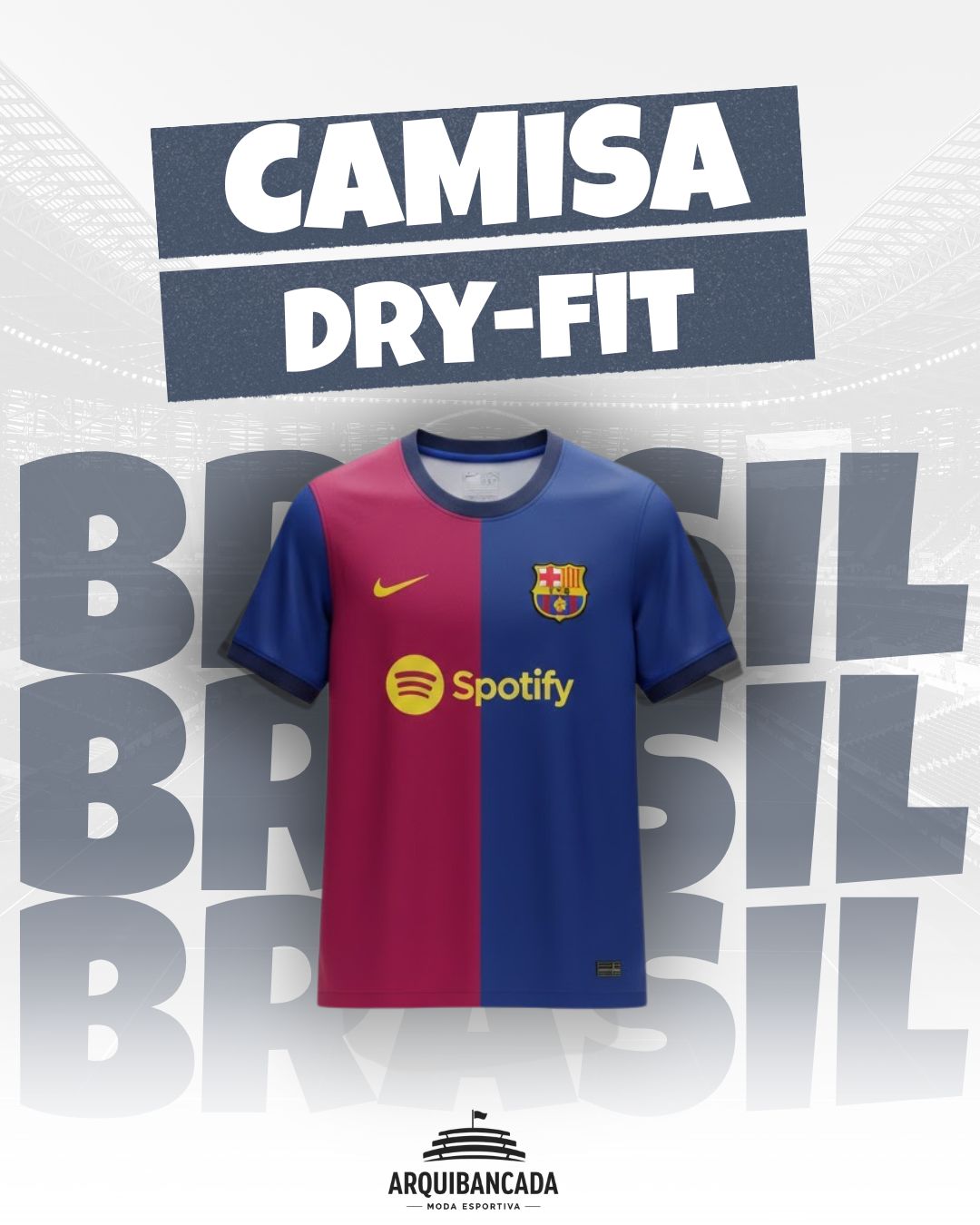 Camisa Dry-Fit Barcelona