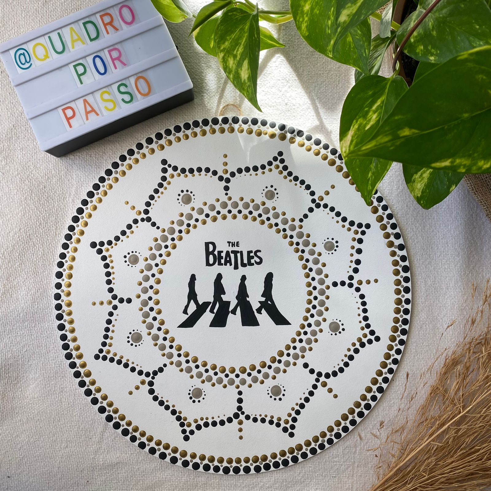 Mandala Decorativa The Beatles