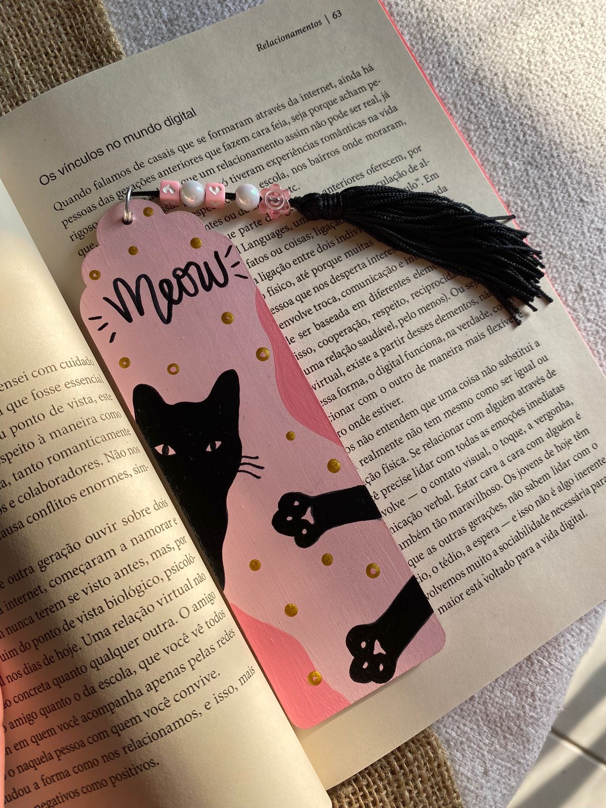 Marcador de páginas personalizado 