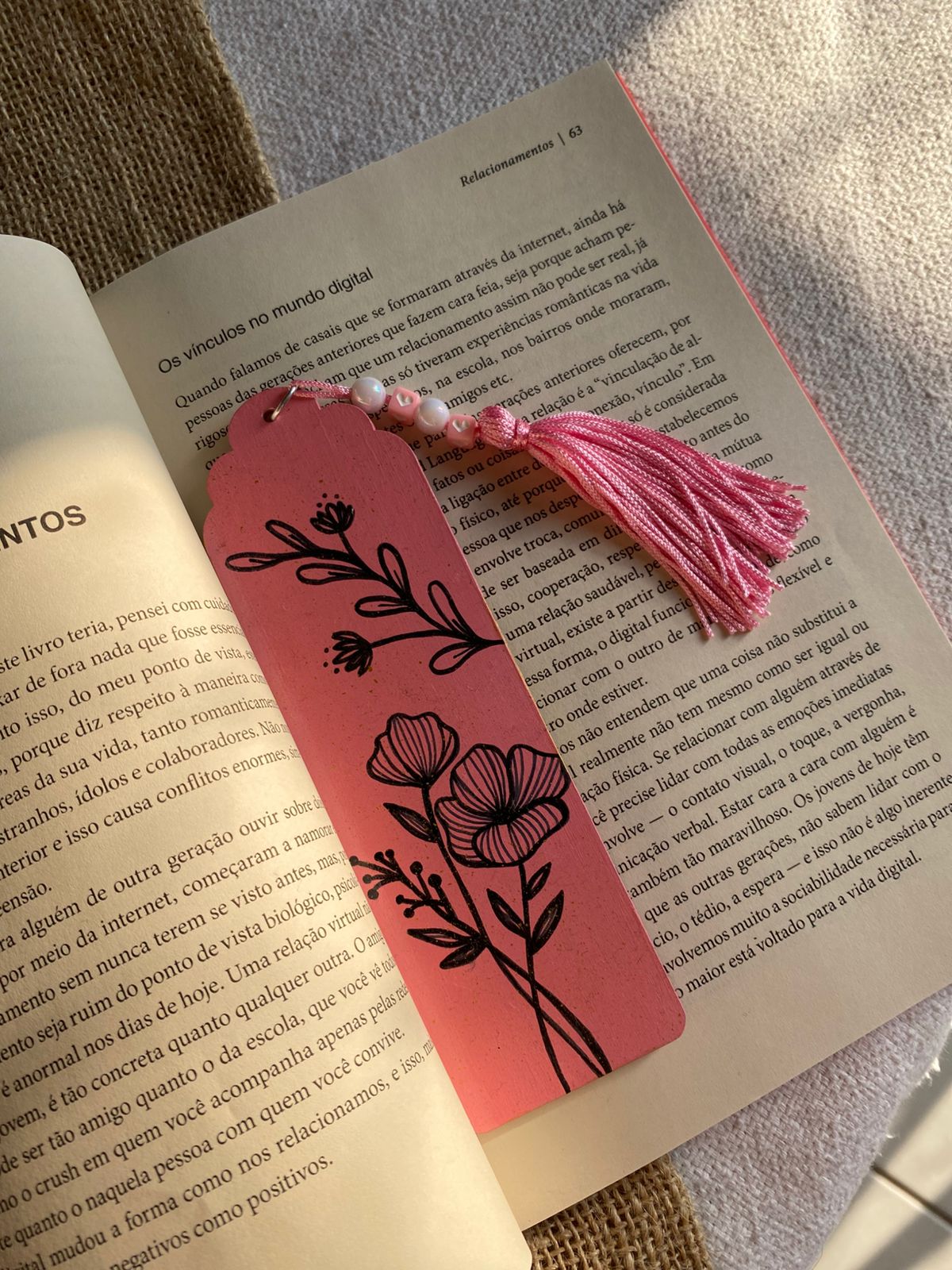 Marcador de páginas personalizado 