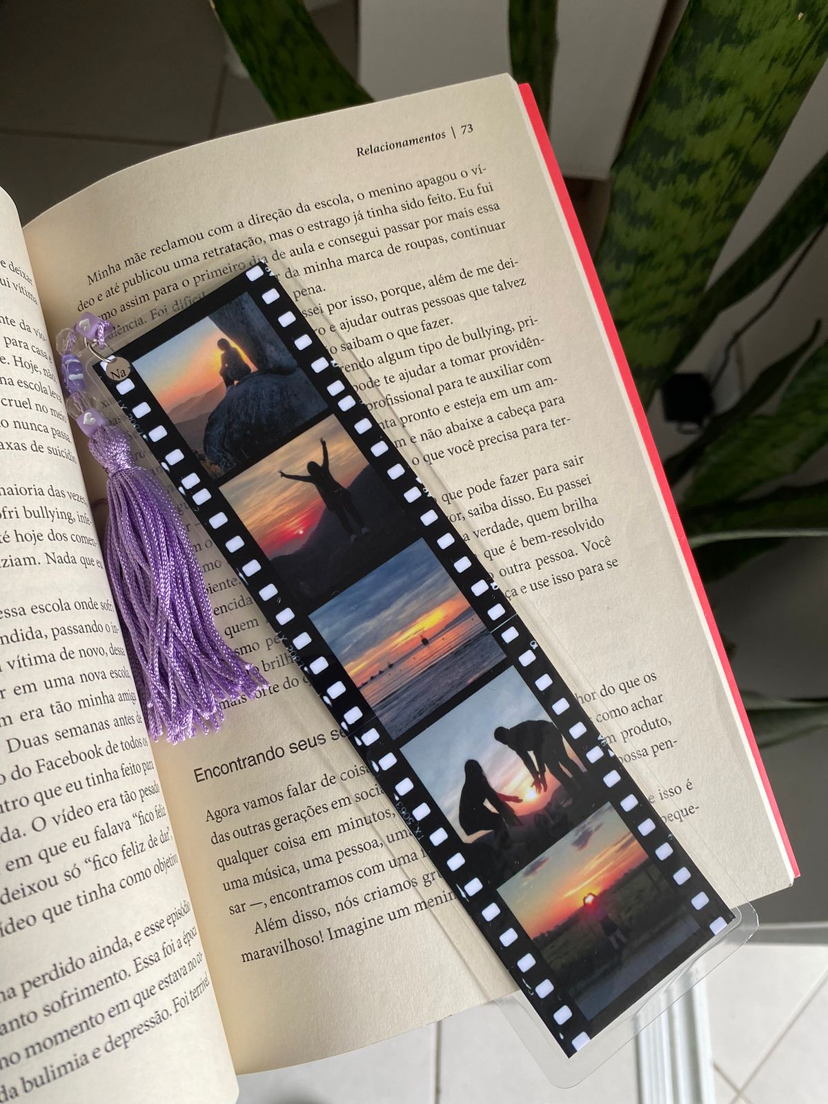 Marcador de Página Personalizado Filme 