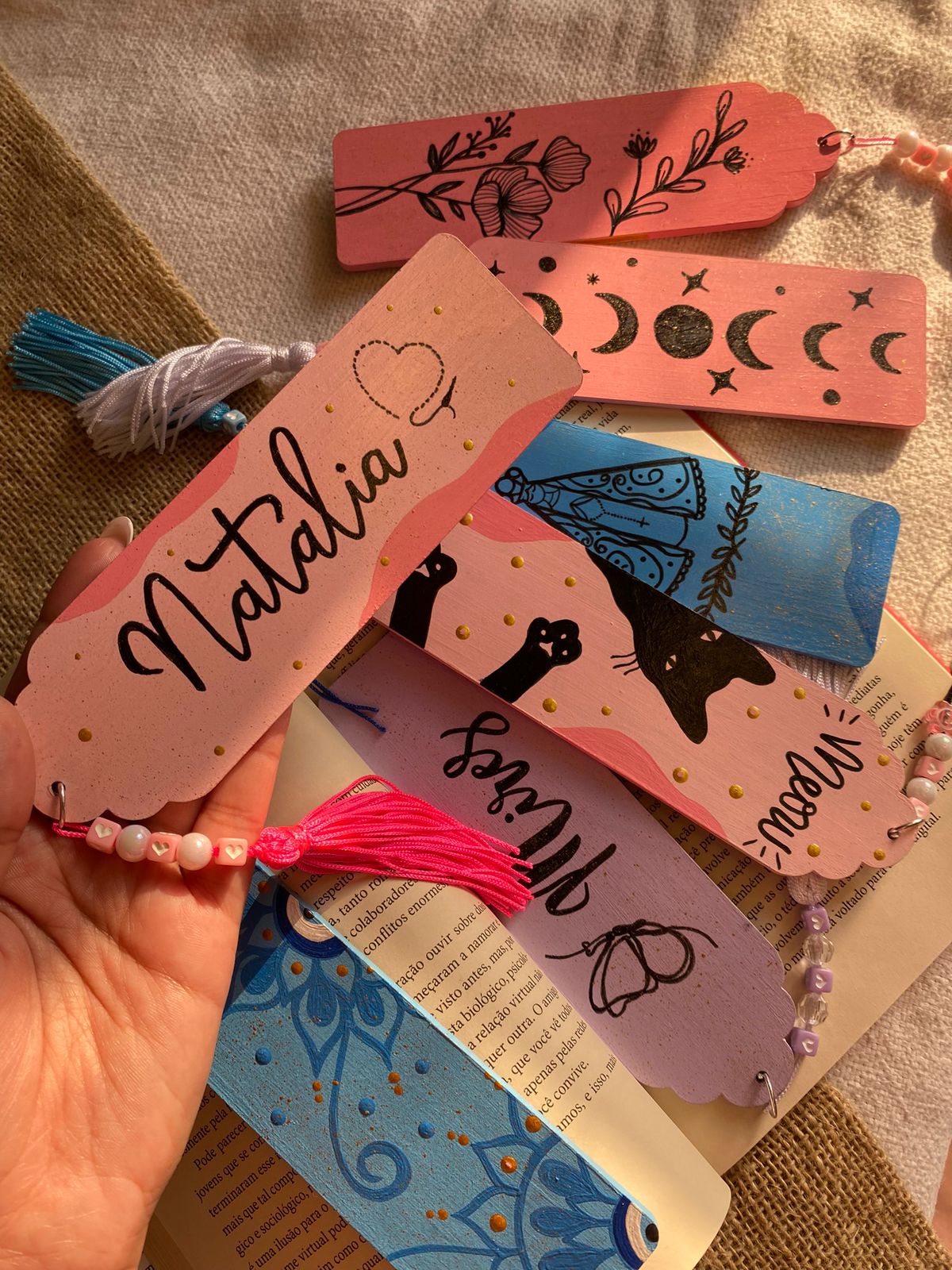 Marcador de páginas personalizado 