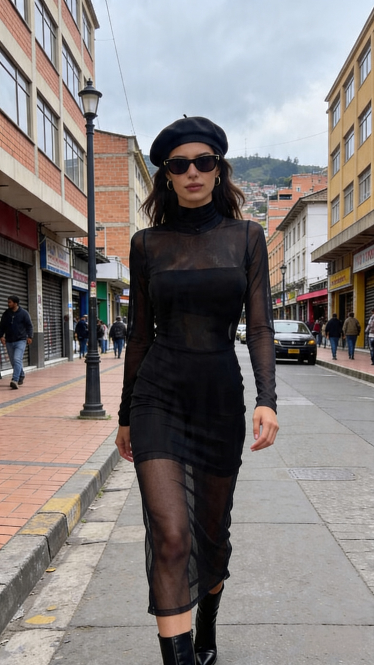 Vestido negro elegante