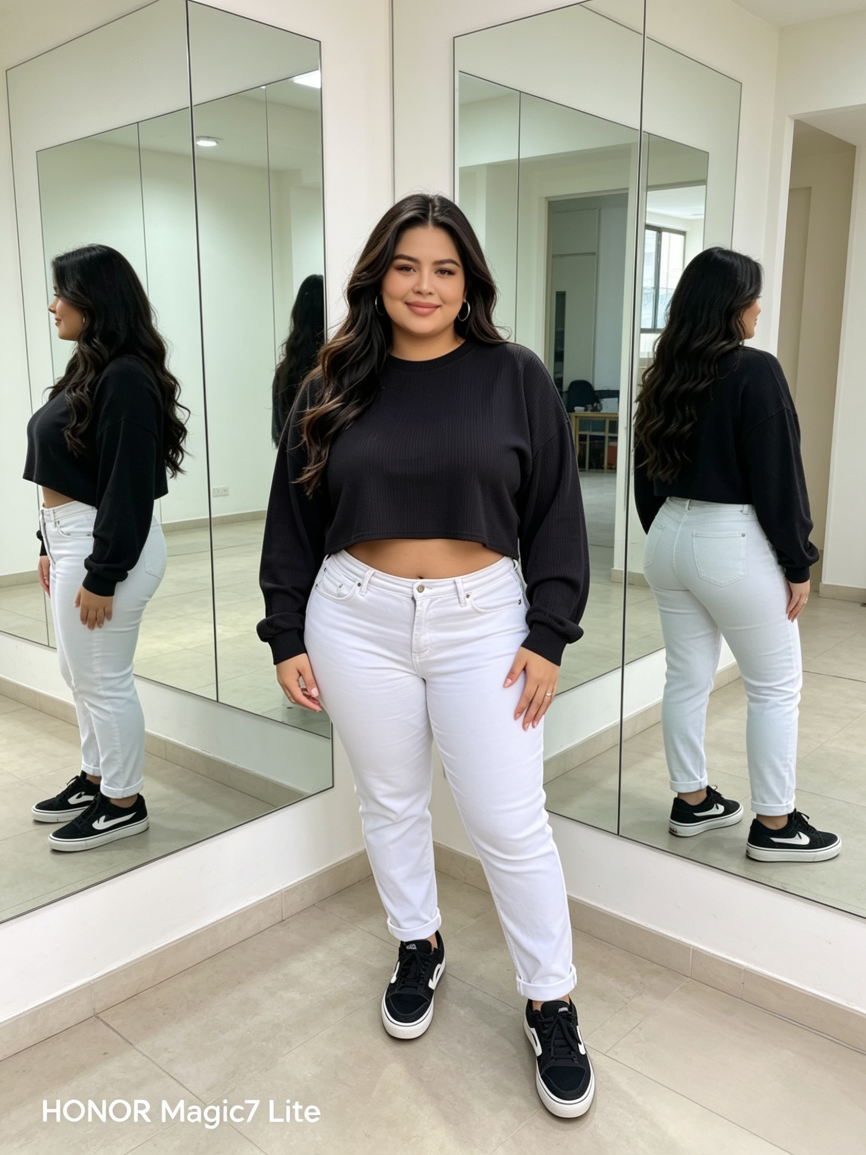 crop top  oversize rib grueso