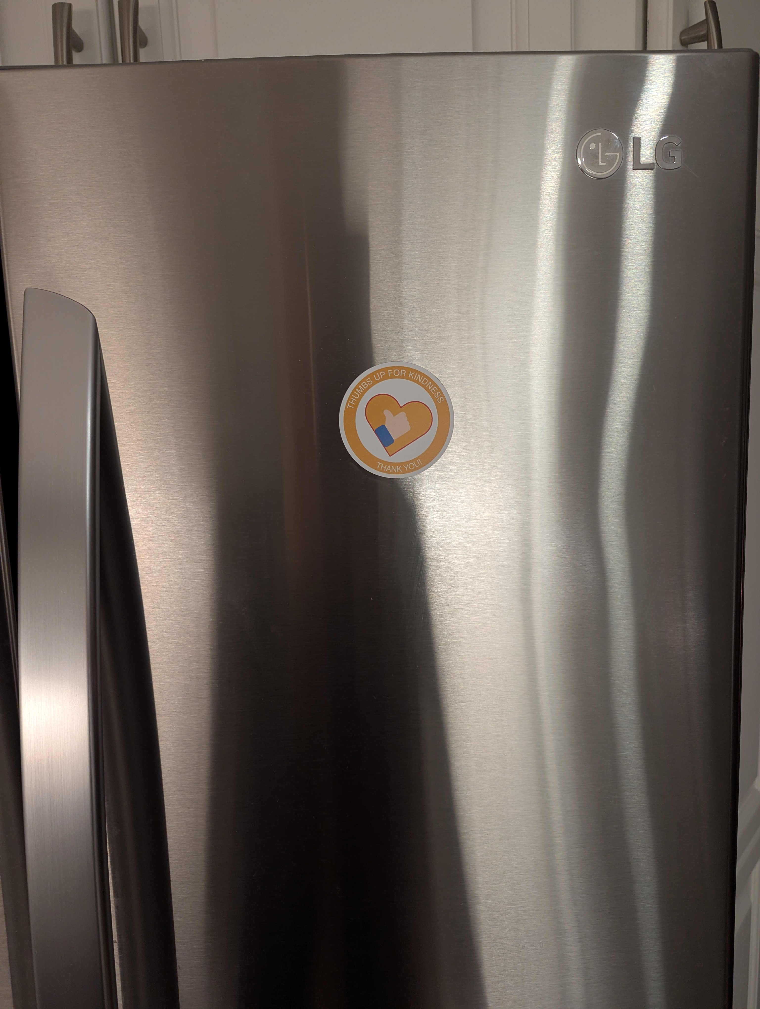 ThumbsUpForKindness Fridge Magnet – Daily Kindness Reminder (2.5" × 2.5")