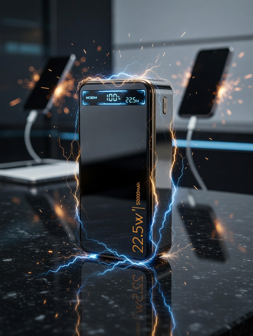 بور بانك من ماركة moxom 50000 ميلي امبير