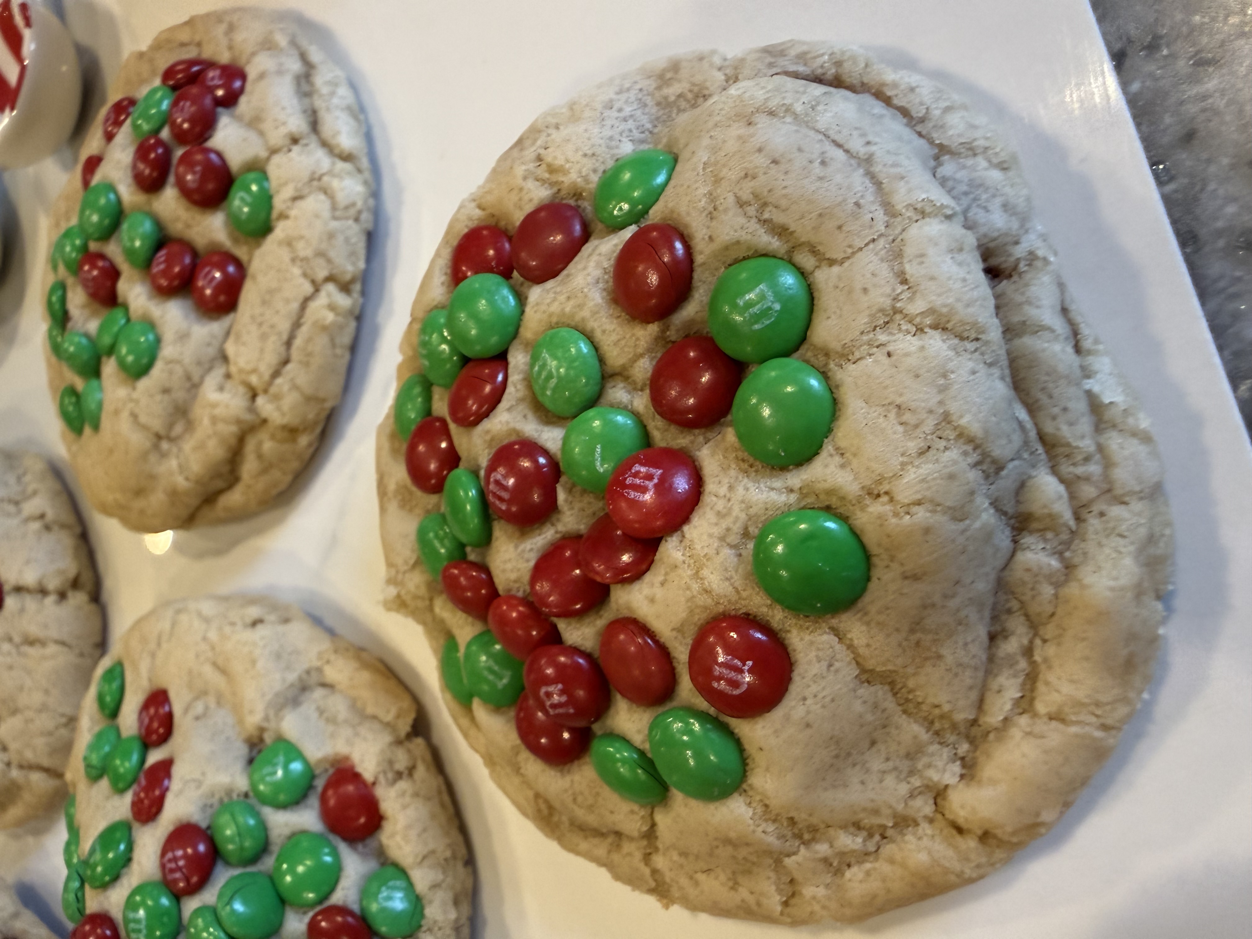 Holiday M&M Sugar Cookie