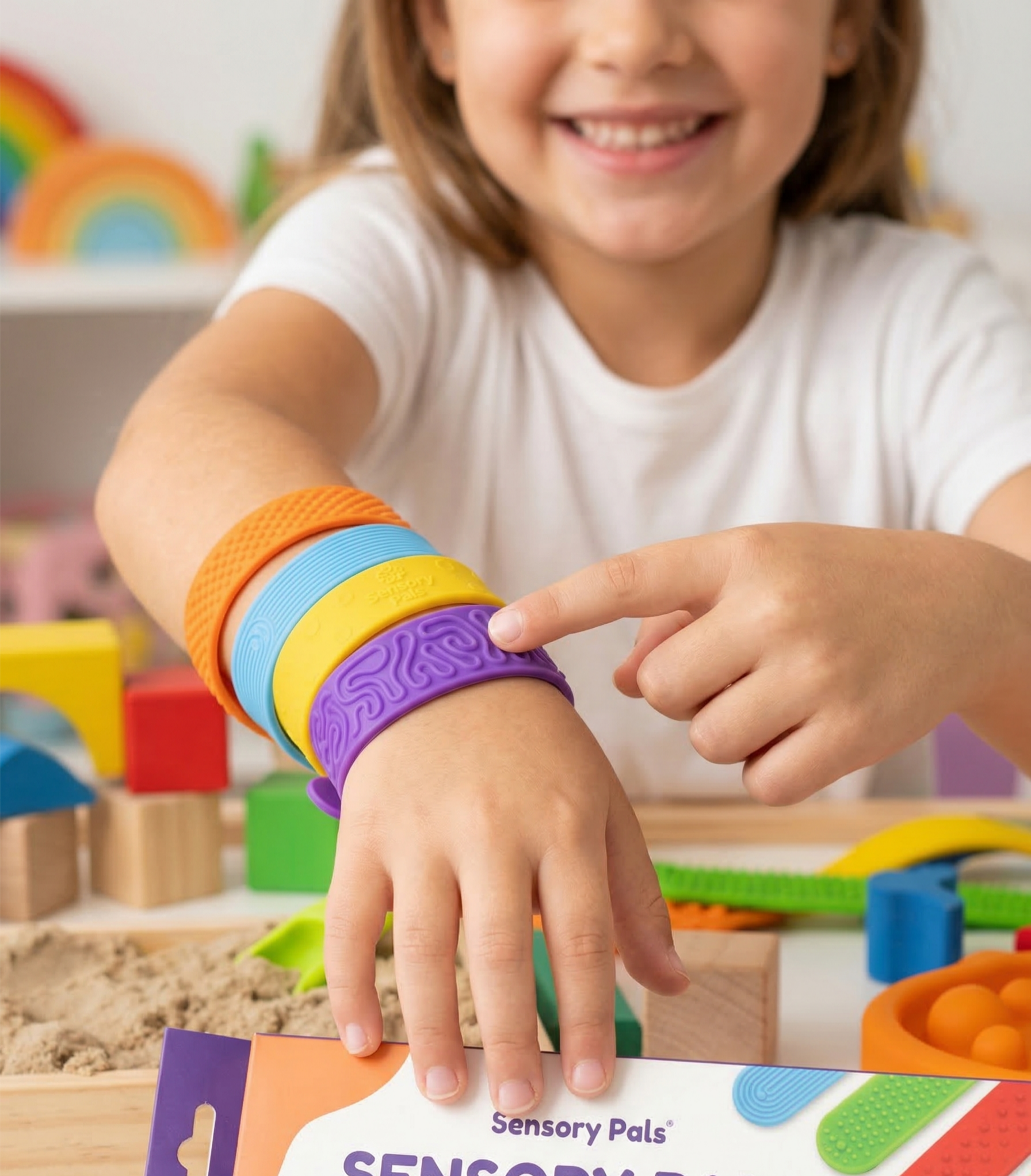 Pulseira sensorial  - pack de 6 