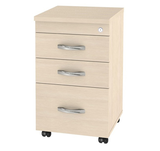 Gaveteiro Volante Misto 3 Gavetas