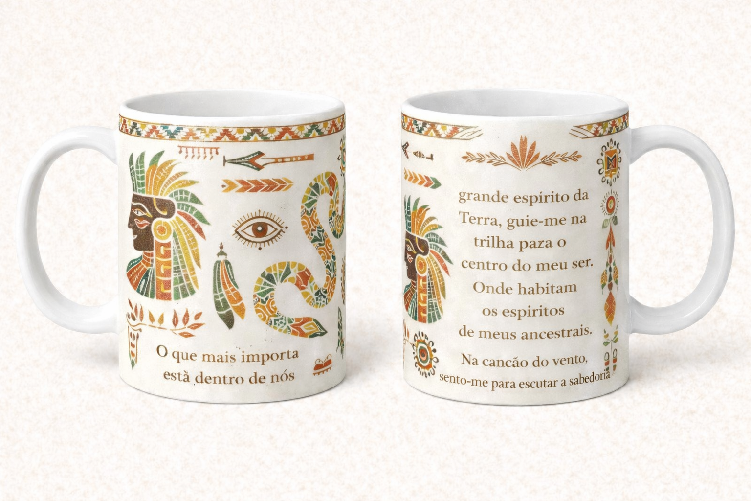 Caneca Tribal Espiritual