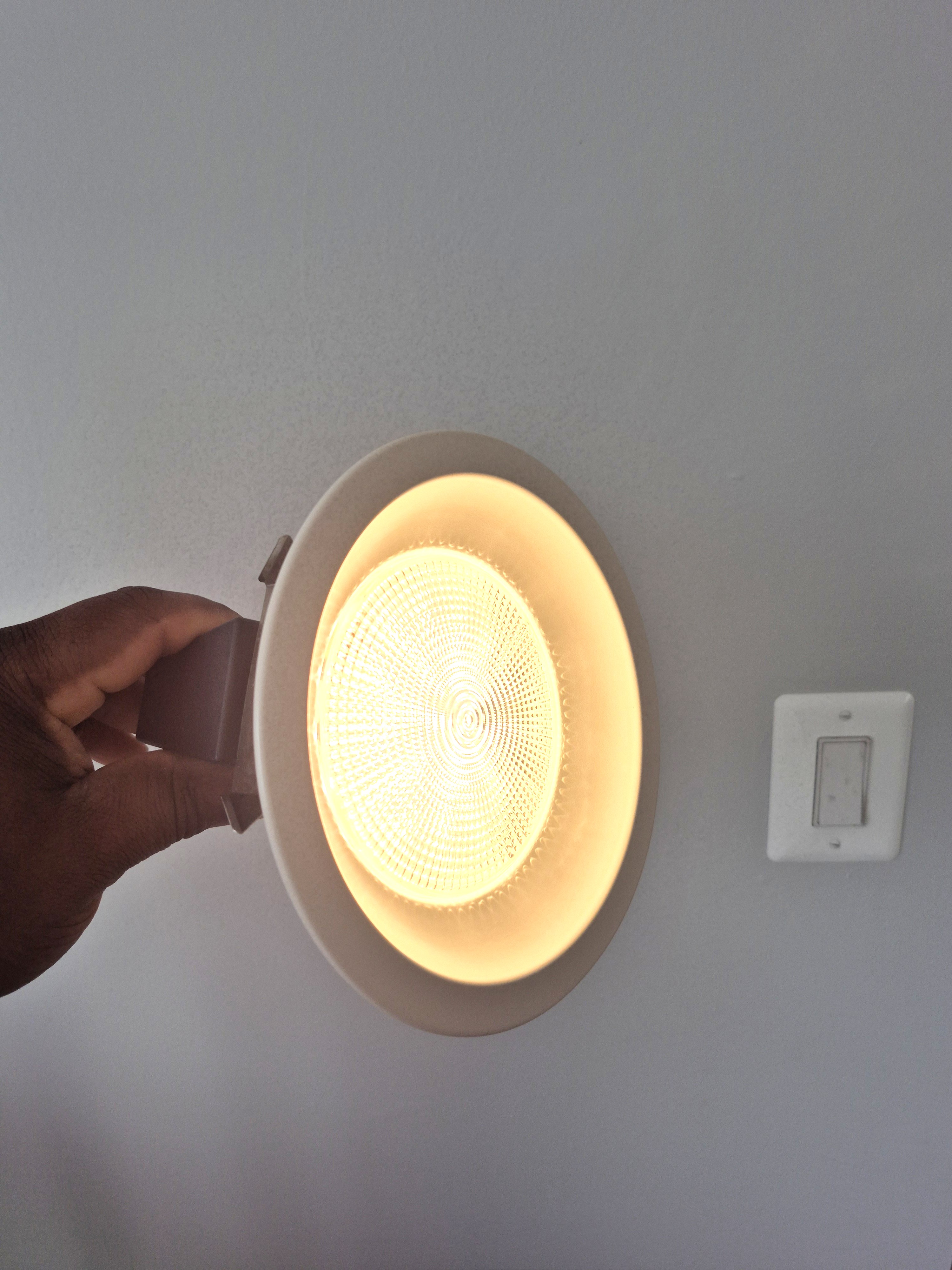Philips LED Downlight 65W Recessed Retrofit Trim for 6" Cans, Prism Reflector Lens, Soft White